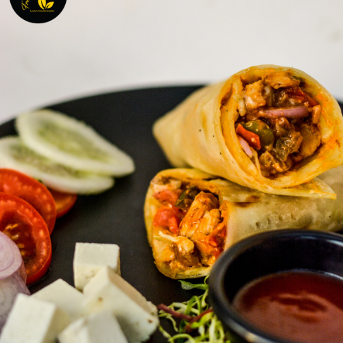 Chicken Kathi Roll (2 Pcs)